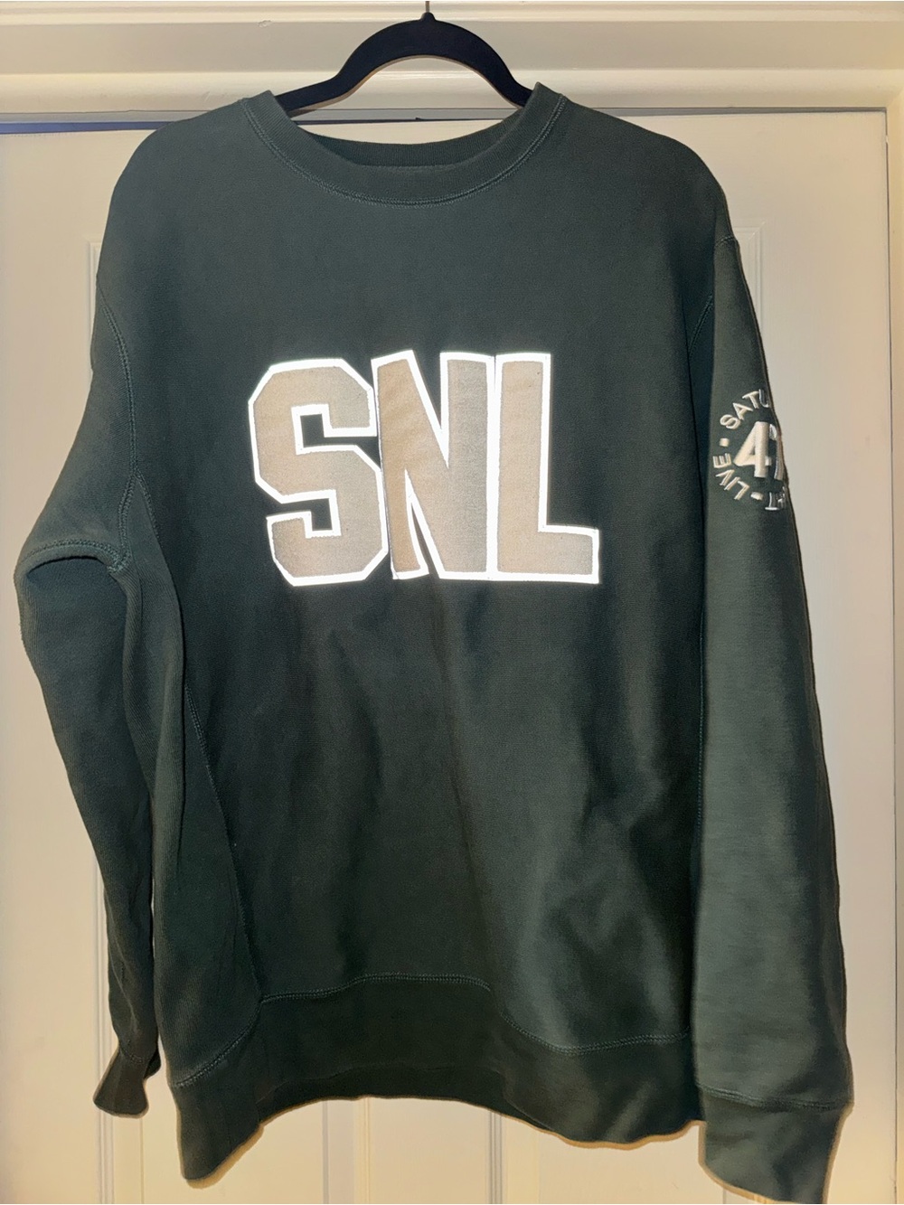 SNL Saturday Night Live Men's Crewneck Sweatshirt - Dark Green